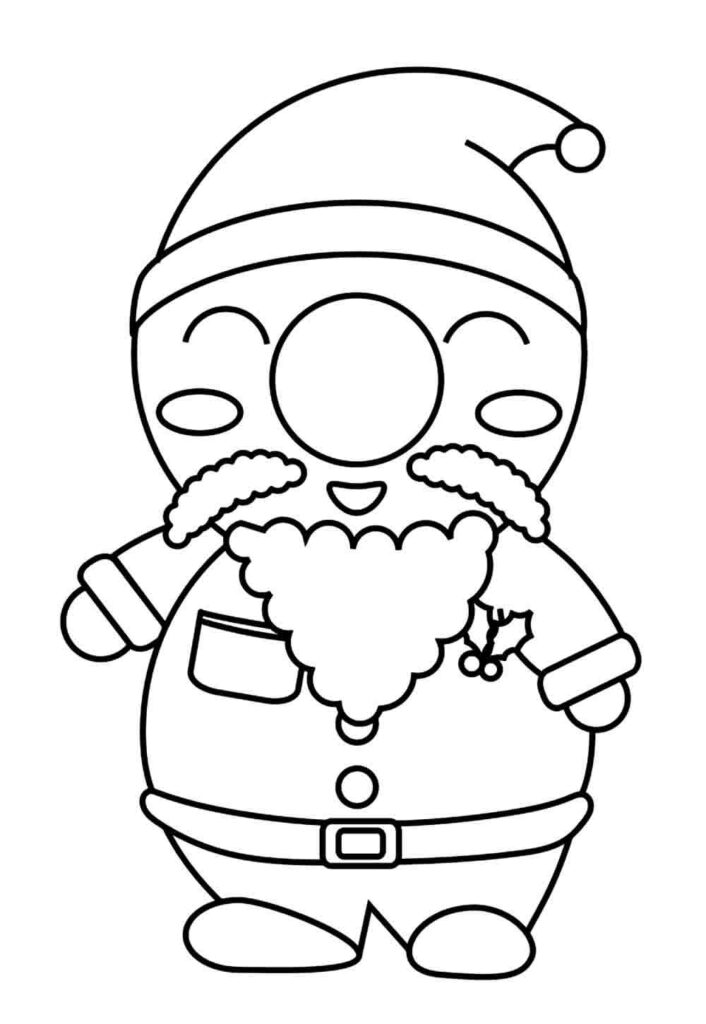 Desenhos Papai Noel Pintar
